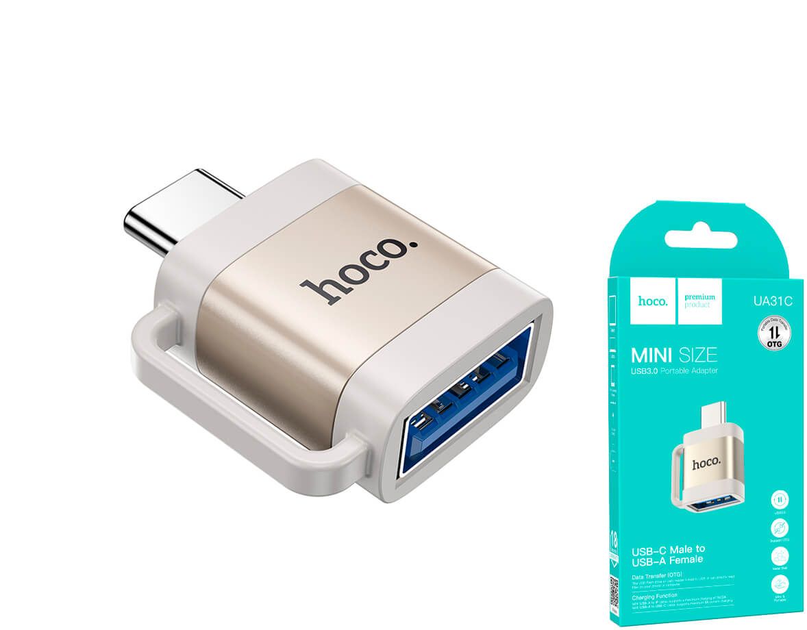 Hoco UA31C USB-C uz USB-A adapteris