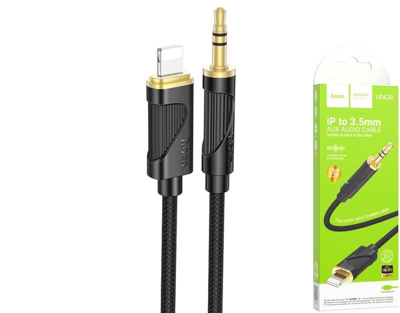 Hoco UPA30 Lightning uz 3.5mm audio kabelis