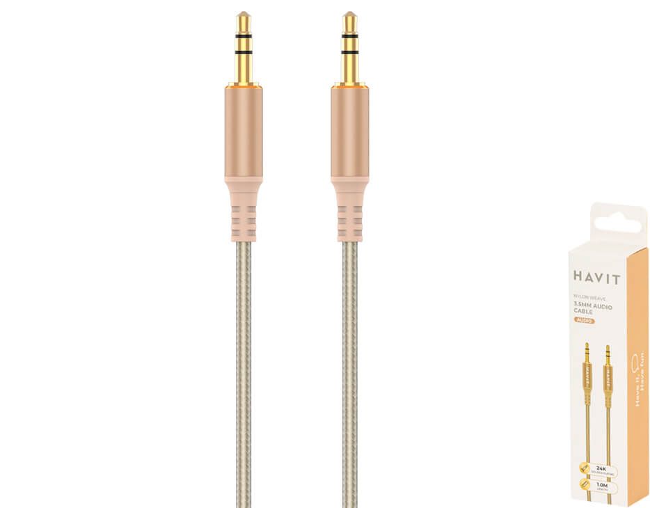 Havit CB66 3.5mm audio kabelis Havit CB66 3.5mm audio kabelis