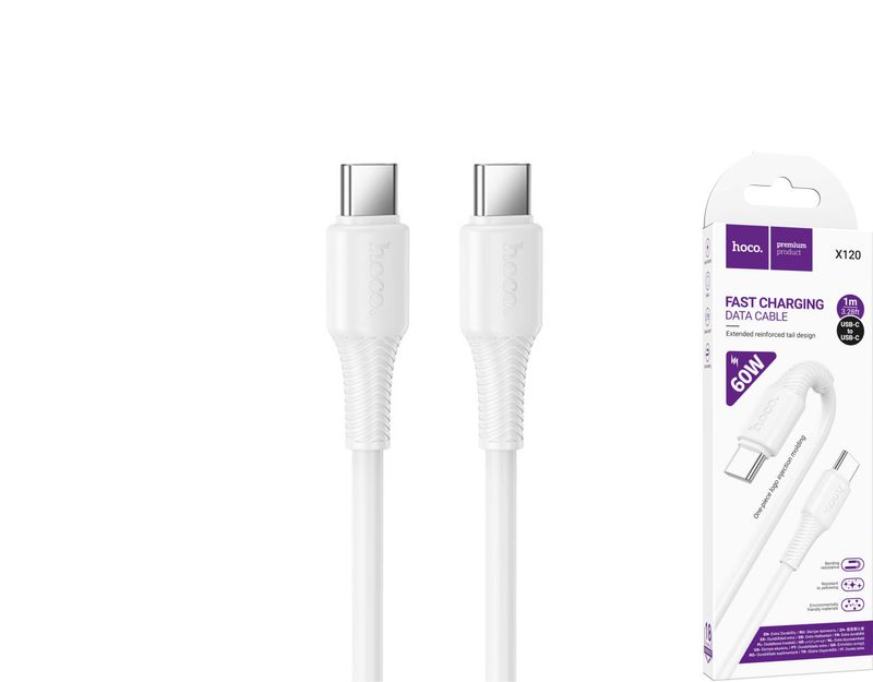Hoco X120 USB-C uz USB-C kabelis