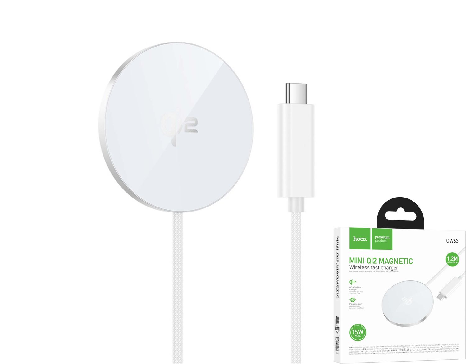 Hoco CW63 MagSafe bezvadu lādētājs