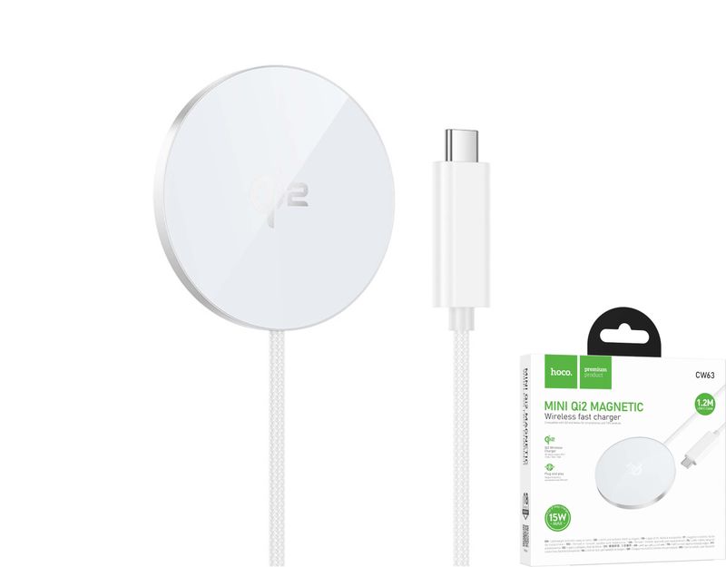 Hoco CW63 MagSafe bezvadu lādētājs Hoco CW63 MagSafe bezvadu lādētājs