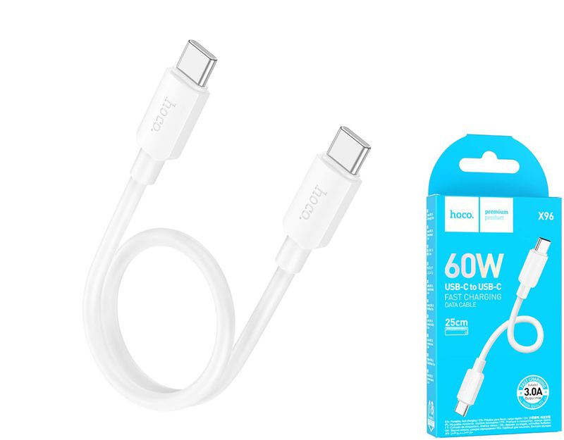 Hoco X96 USB-C uz USB-C kabelis