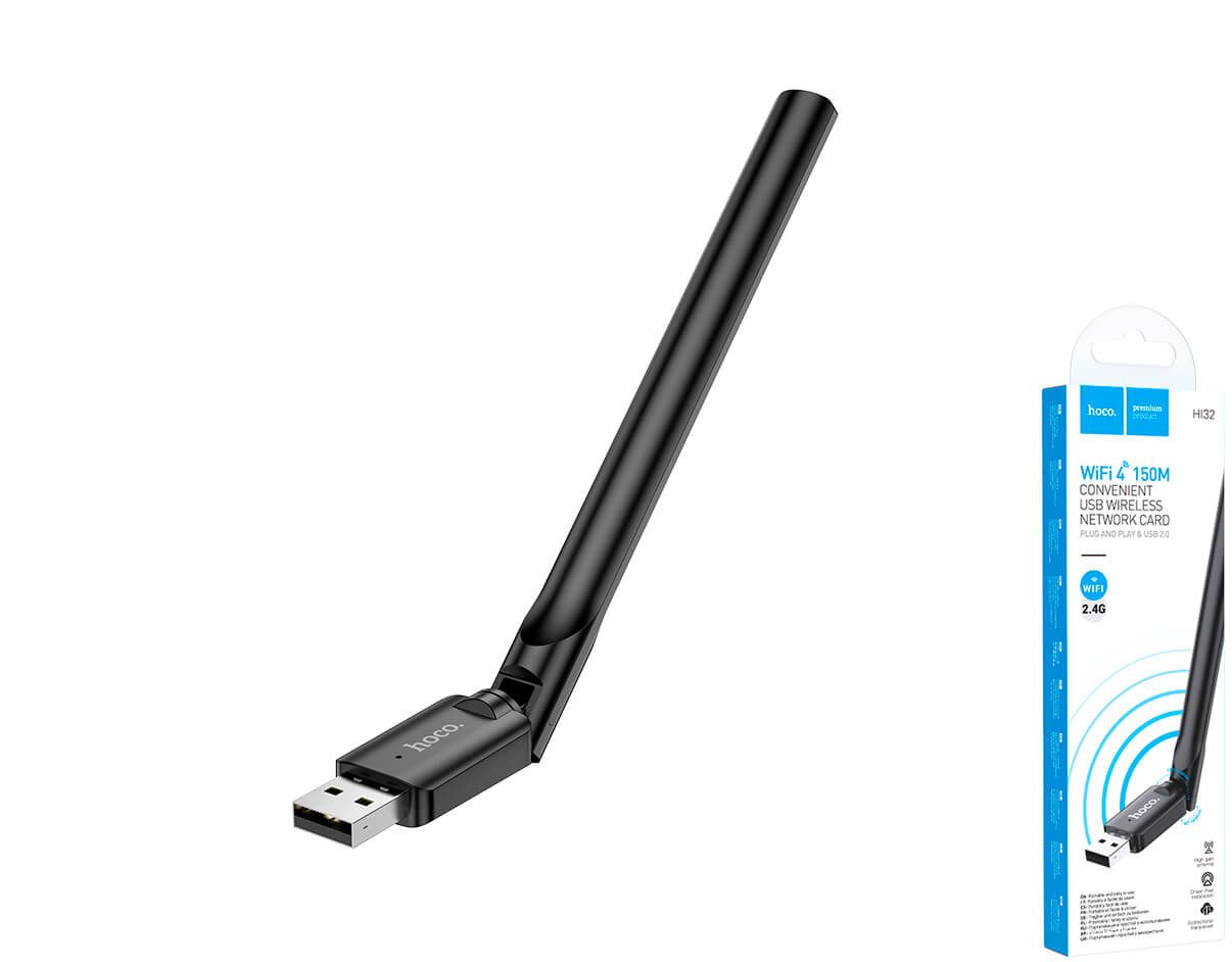Hoco HI32 USB-A WiFi adapteris Hoco HI32 USB-A WiFi adapteris
