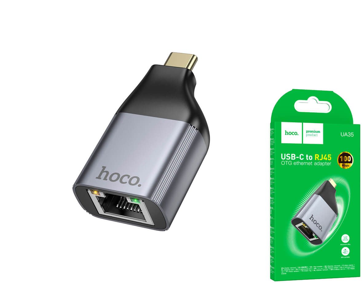 Hoco 35 USB-C tīkla adapteris