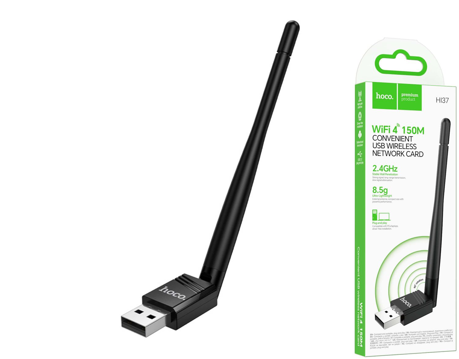 Hoco HI37 USB-A Wi-Fi adapteris