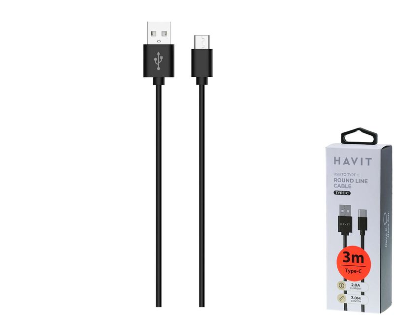 Havit CB8725 USB-A uz USB-C kabelis