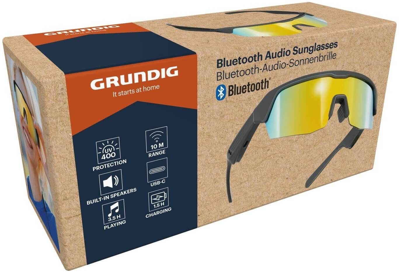 GRUNDIG bezvadu audio saulesbrilles