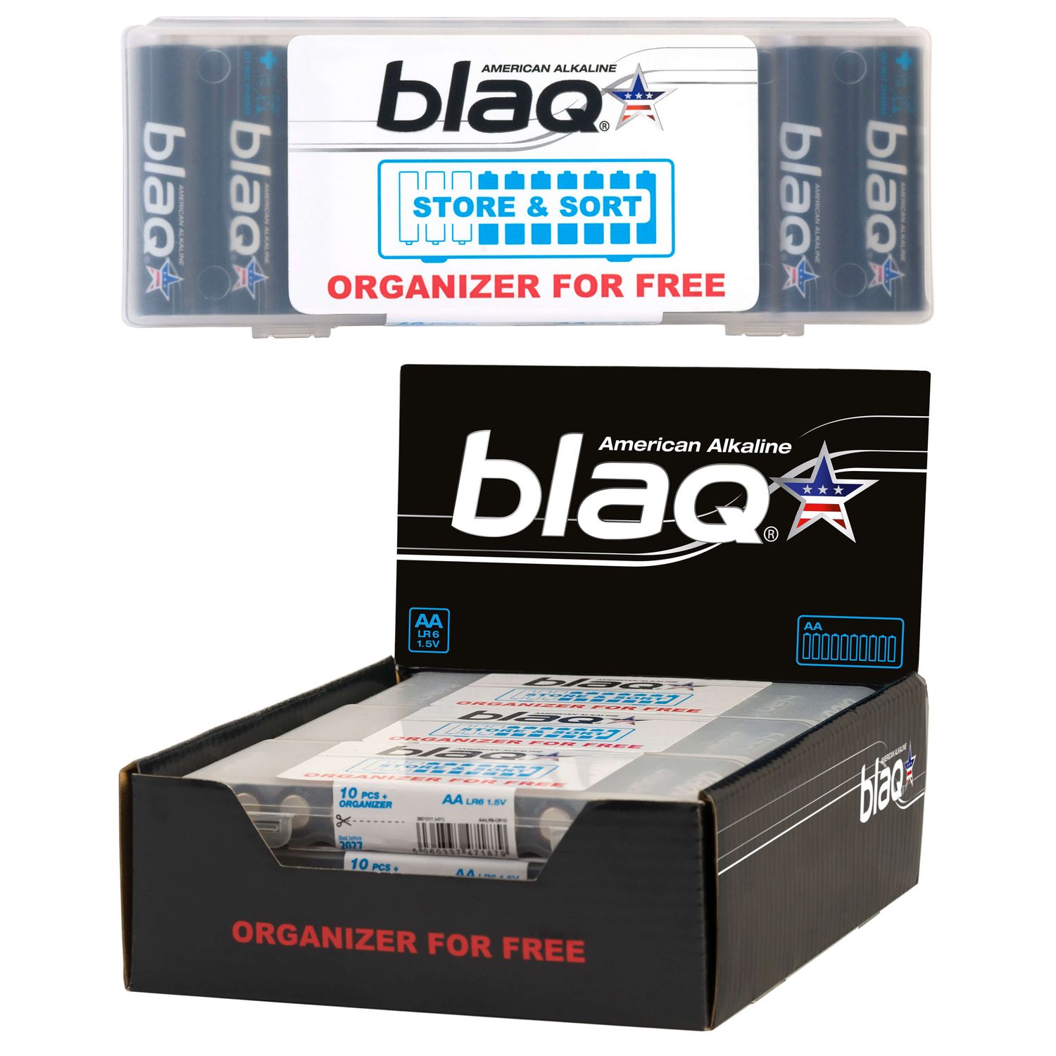 Blaq AA LR6 sārma baterijas