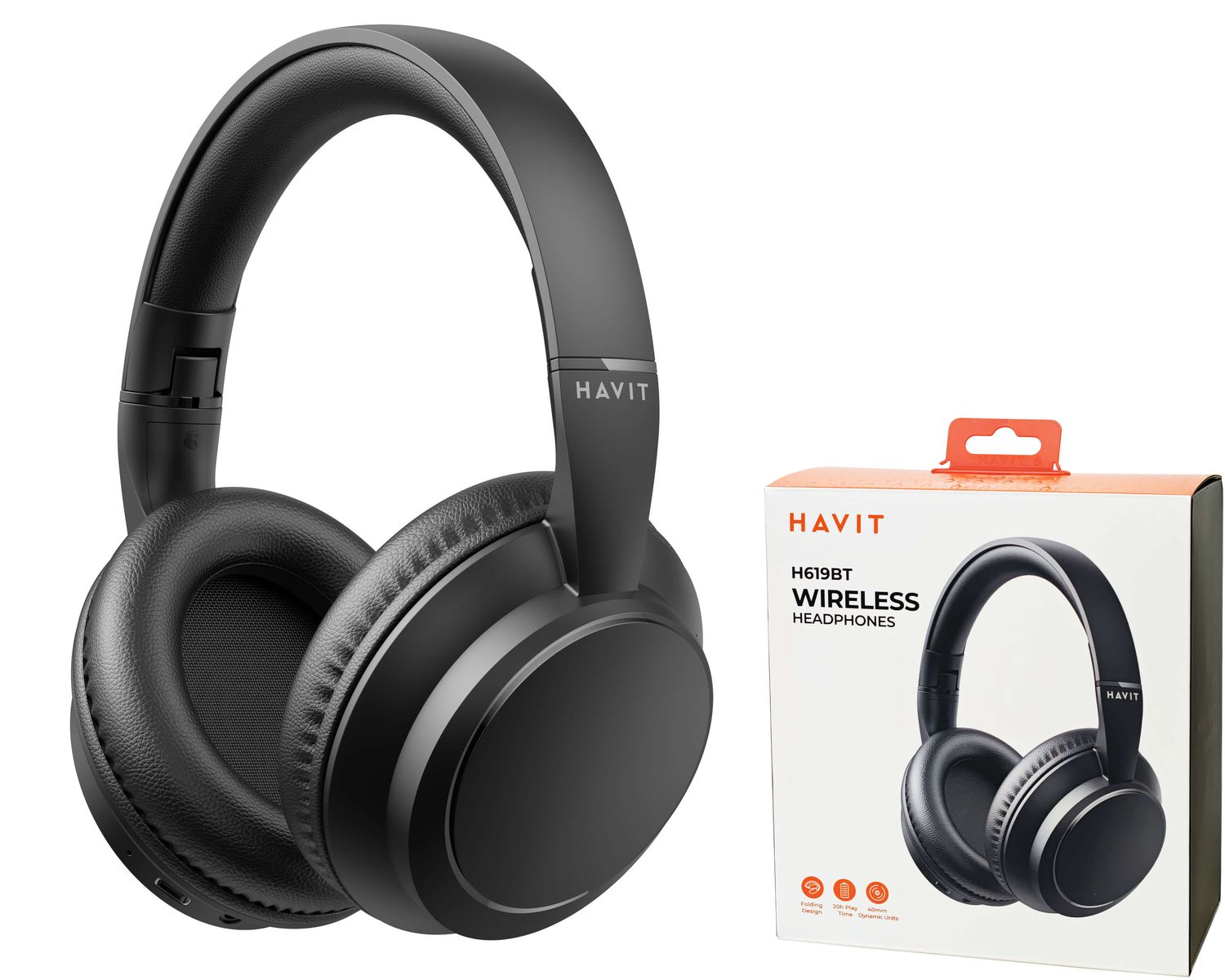 Havit H619BT bezvadu austiņas Havit H619BT bezvadu austiņas