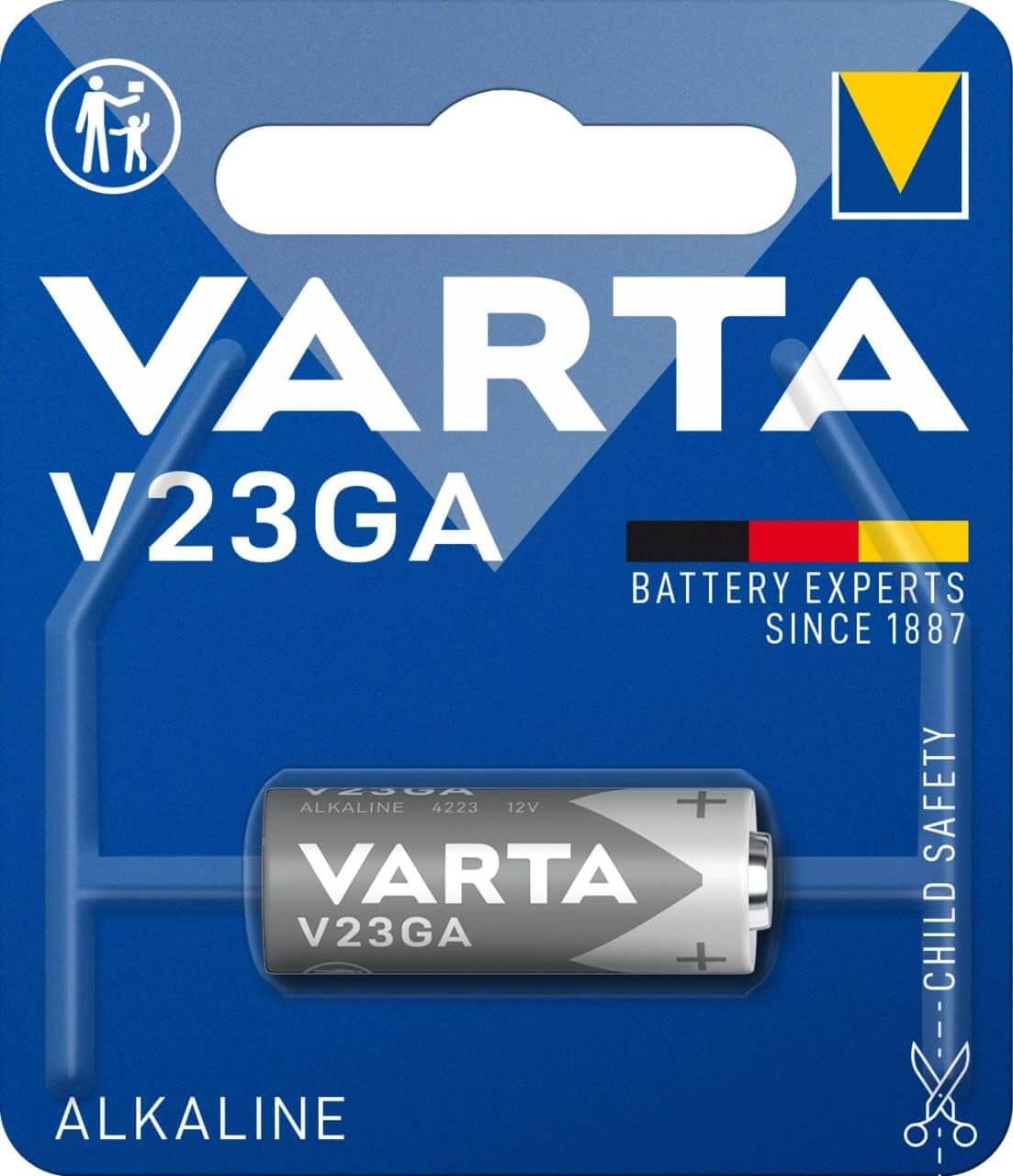 Varta 23A Sārma baterija 12V Varta 23A Sārma baterija 12V