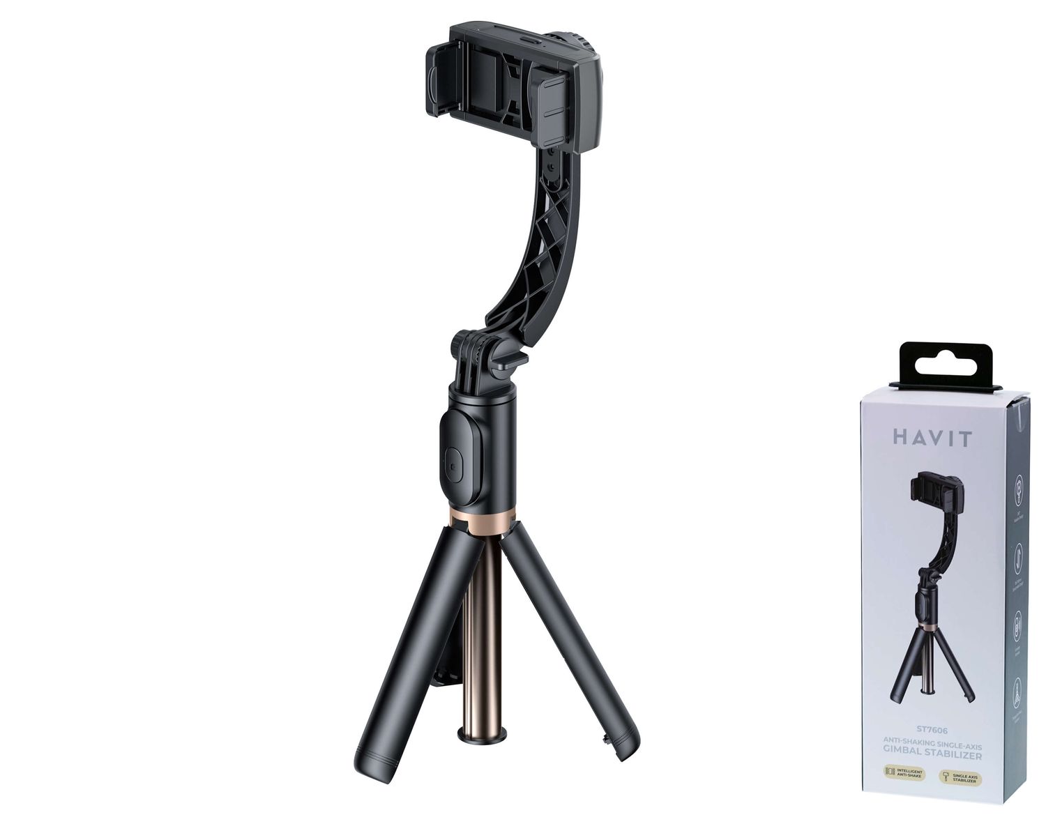 Havit ST7606 monopod statīvs ar stabilizatoru