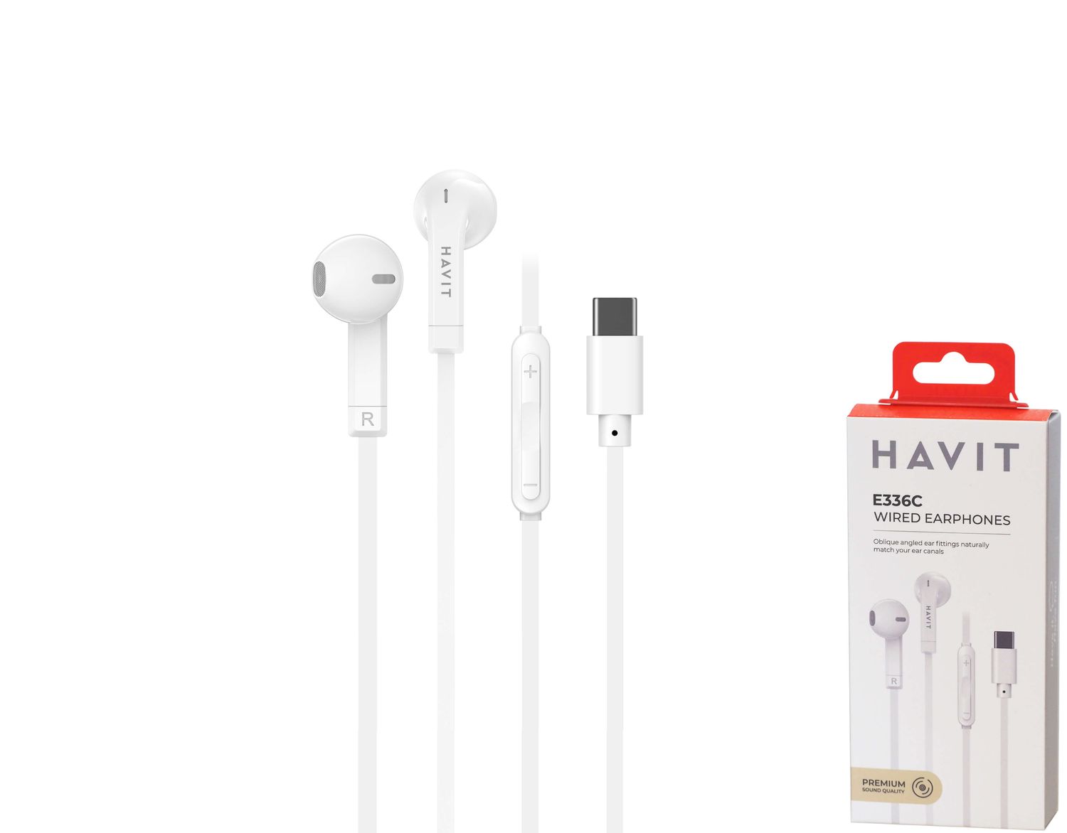 Havit E336C Type C vadu austiņas