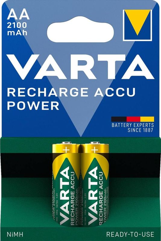 VARTA AA uzlādējamās baterijas
