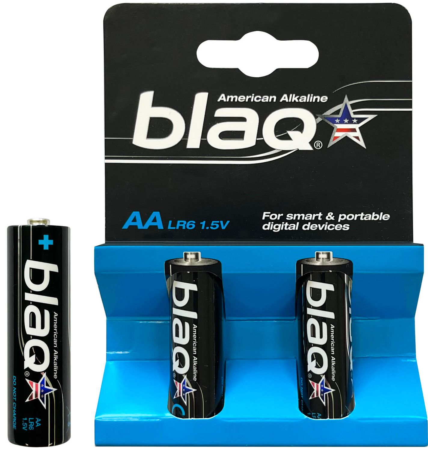 BLAQ AA/LR6 Alkaline baterijas (2 gab.) BLAQ AA/LR6 Alkaline baterijas (2 gab.)