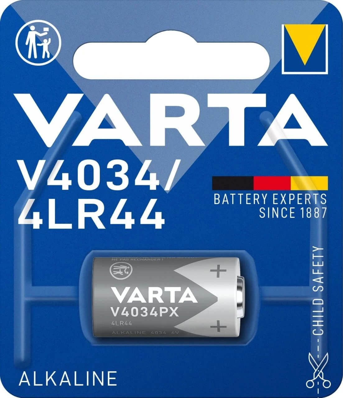 VARTA 4LR44 Sārma baterija 6V