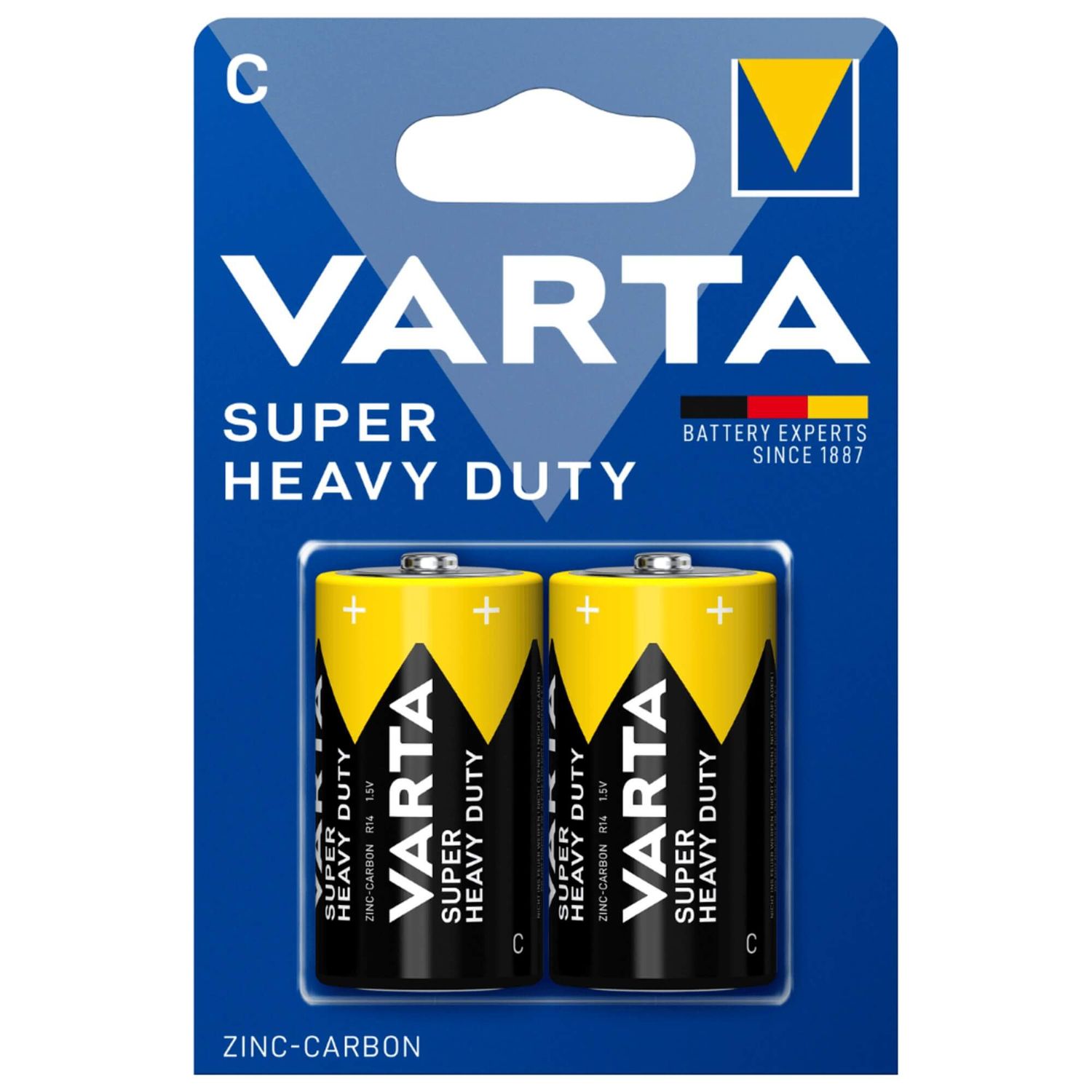 VARTA C/R14 cinka baterijas (2 gab.)