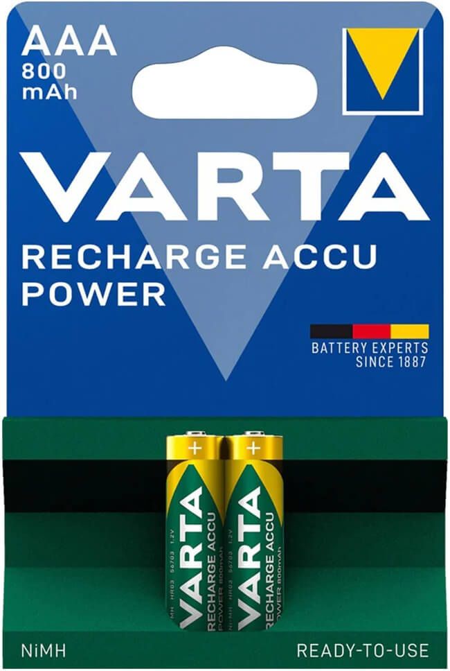 VARTA AAA uzlādējami akumulatori