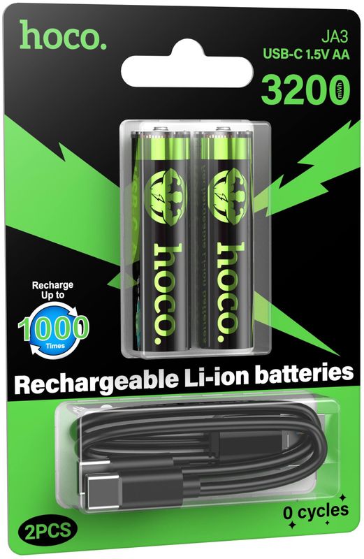 Hoco JA3 AA uzlādējams akumulators 860mAh (2 gab.)
