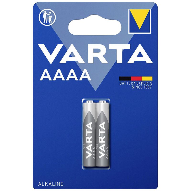VARTA AAAA sārma baterijas, 2 gab. iepakojumā