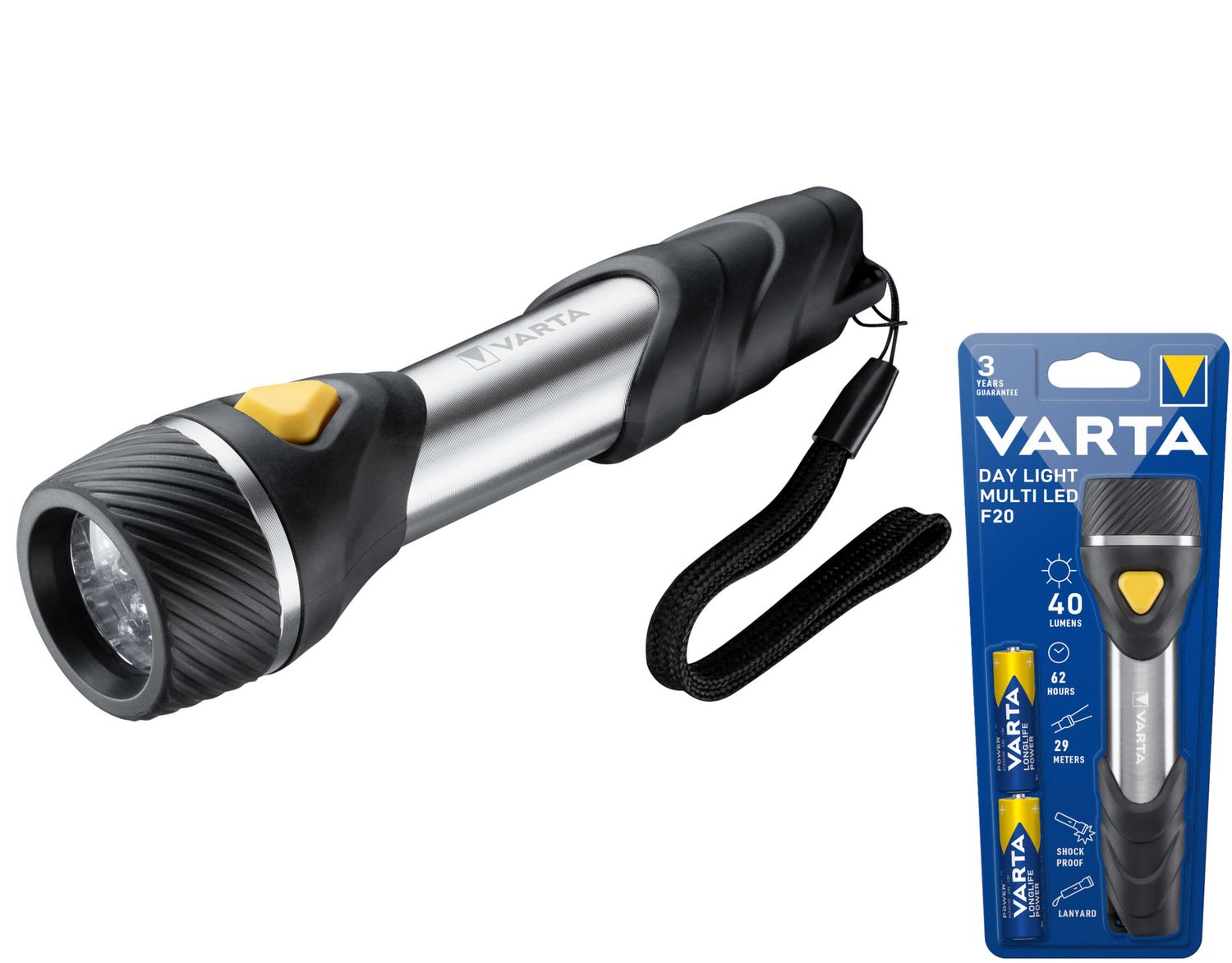 VARTA F20 kabatas LED lukturis