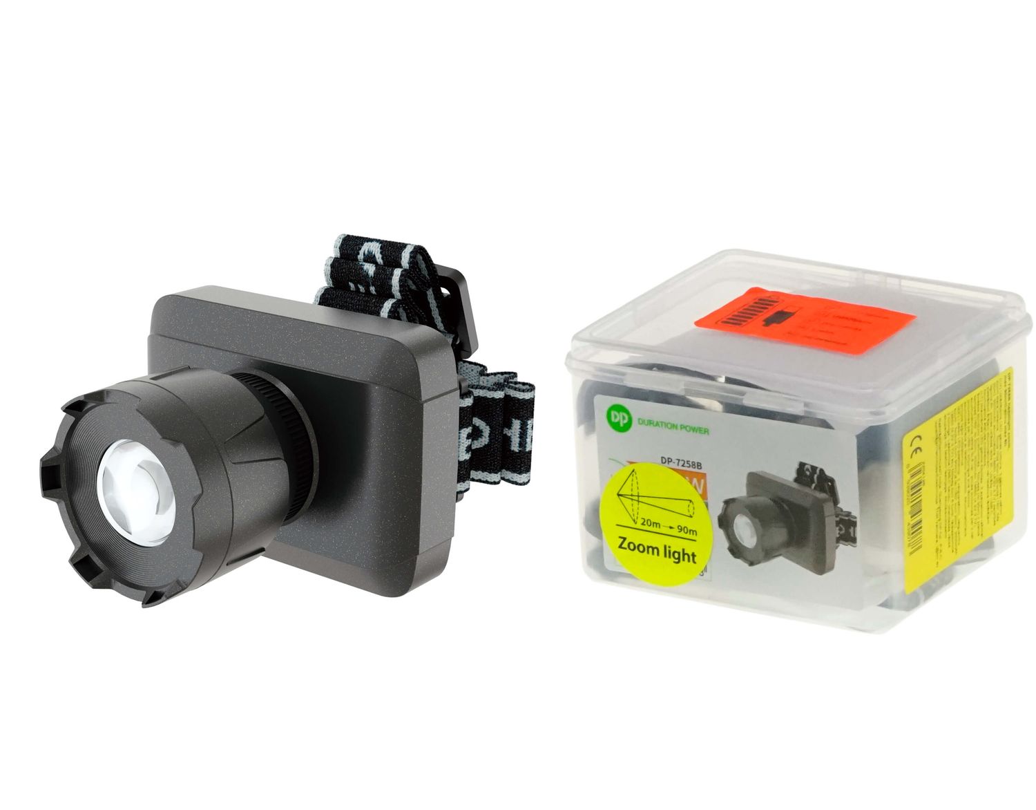 DP 7258B uzlādējams LED galvas lukturis DP 7258B uzlādējams LED galvas lukturis