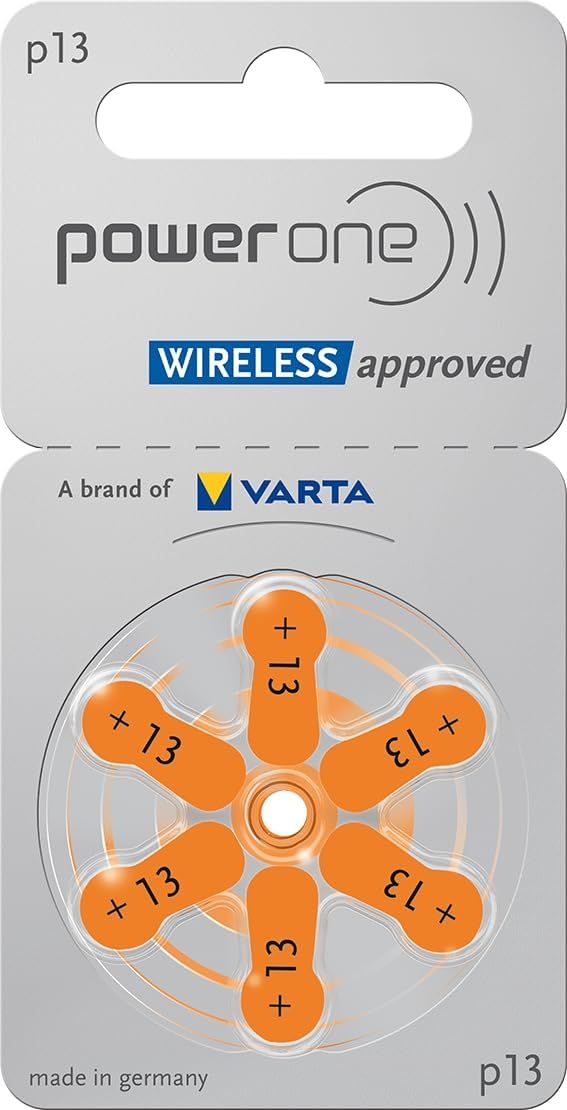 Powerone PR13 dzirdes aparātu baterijas Powerone PR13 dzirdes aparātu baterijas