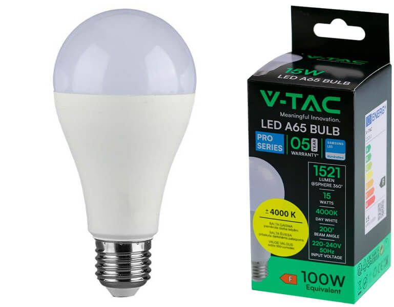 V-TAC 2015 LED spuldze