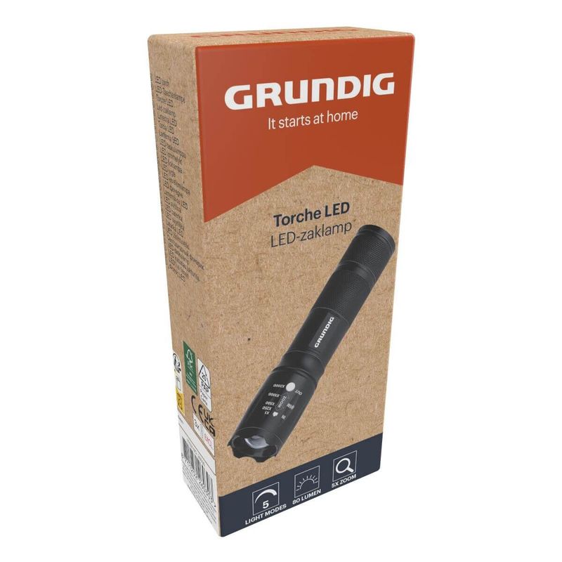 Grundig 26030 tālummaiņas lukturītis