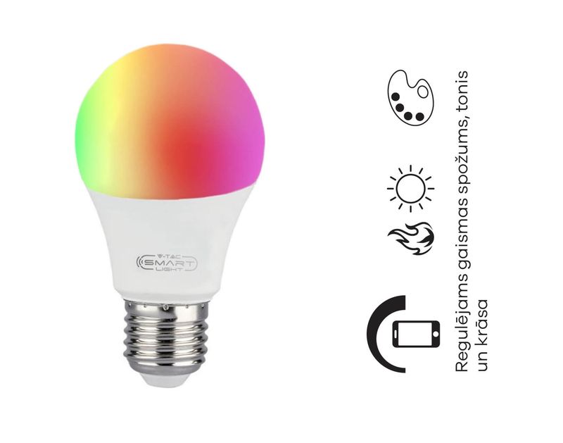 V-TAC 5109 gudrā LED spuldze