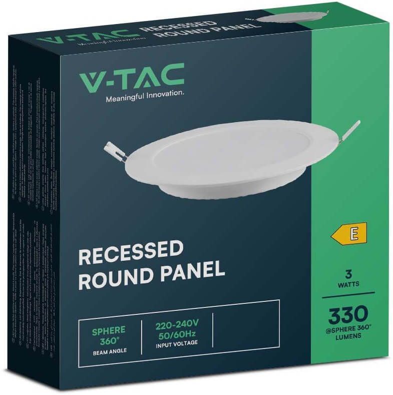 V-TAC 61003RD iebūvējams LED panelis
