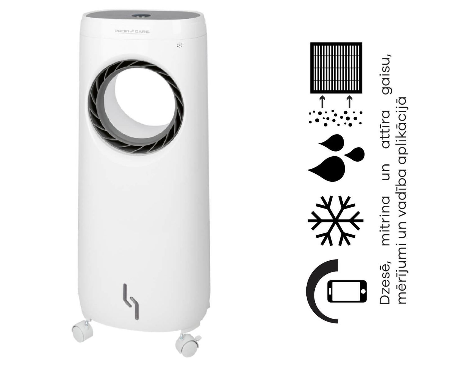 PROFICARE Robert Smart LK3088 klimata ventilators PROFICARE Robert Smart LK3088 klimata ventilators