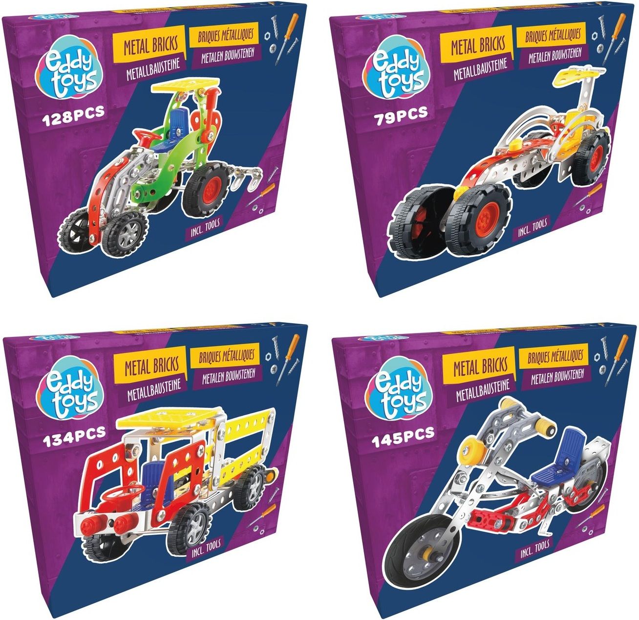 Eddy Toys metāla konstruktors