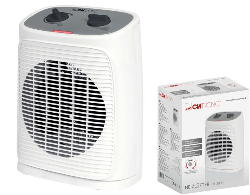 Clatronic HL3800 sildītājs-ventilators 2000W