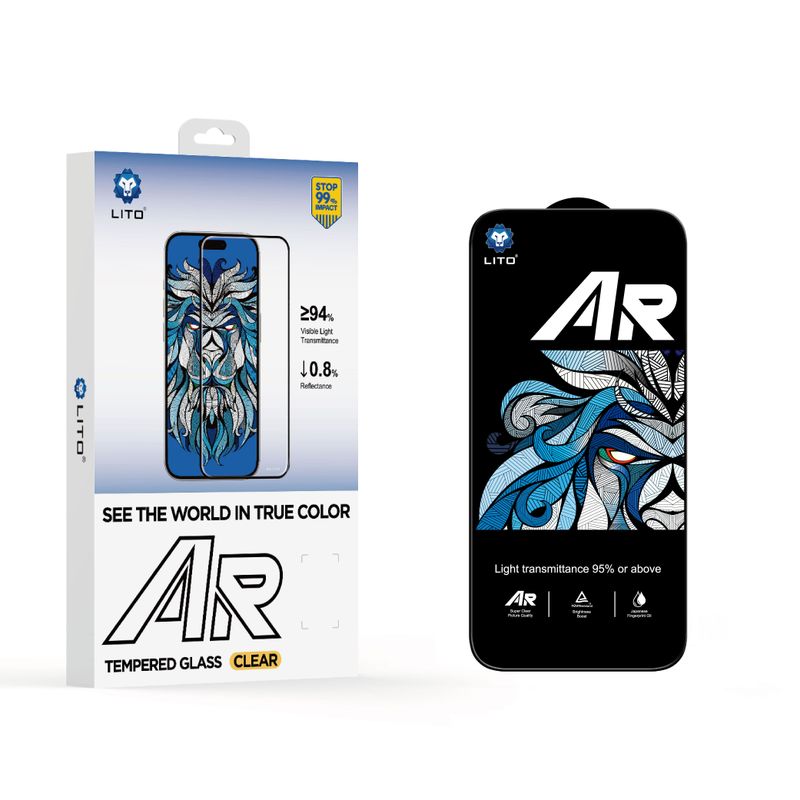 Lito antirefleksīvais ekrāna aizsargstikls iPhone 16 Pro, 17, 17 Pro,
