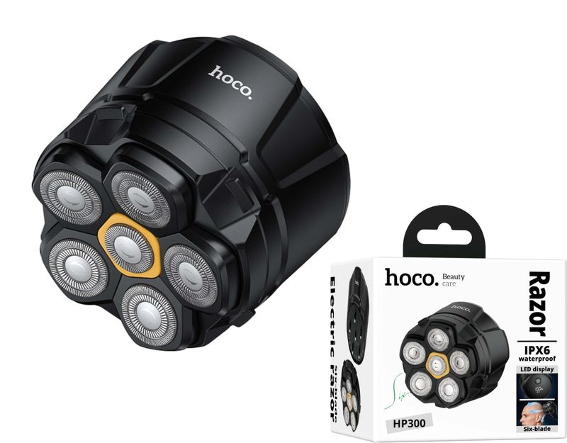 Hoco HP300 sešu galviņu skuveklis Hoco HP300 sešu galviņu skuveklis
