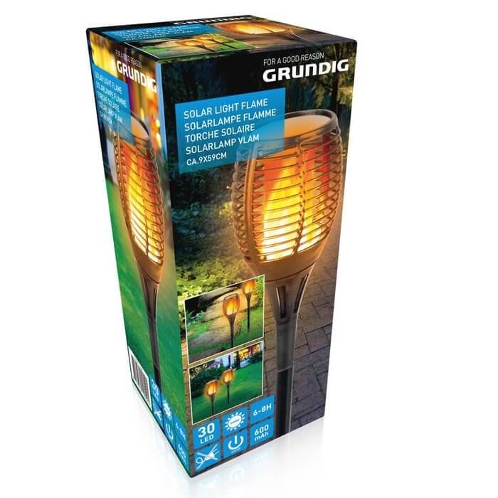 Grundig saules enerģijas dārza lampa