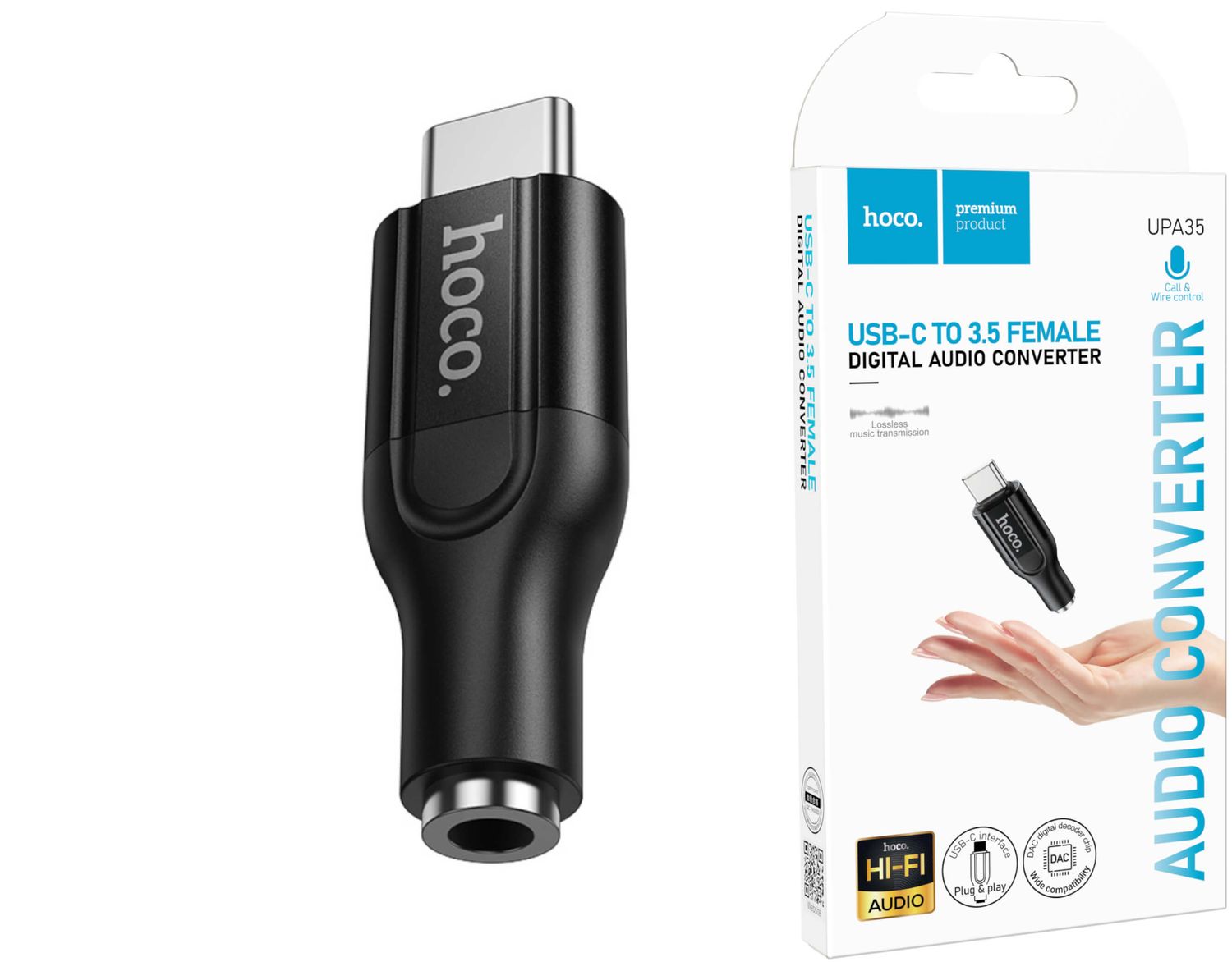 Hoco UPA35 audio adapteris