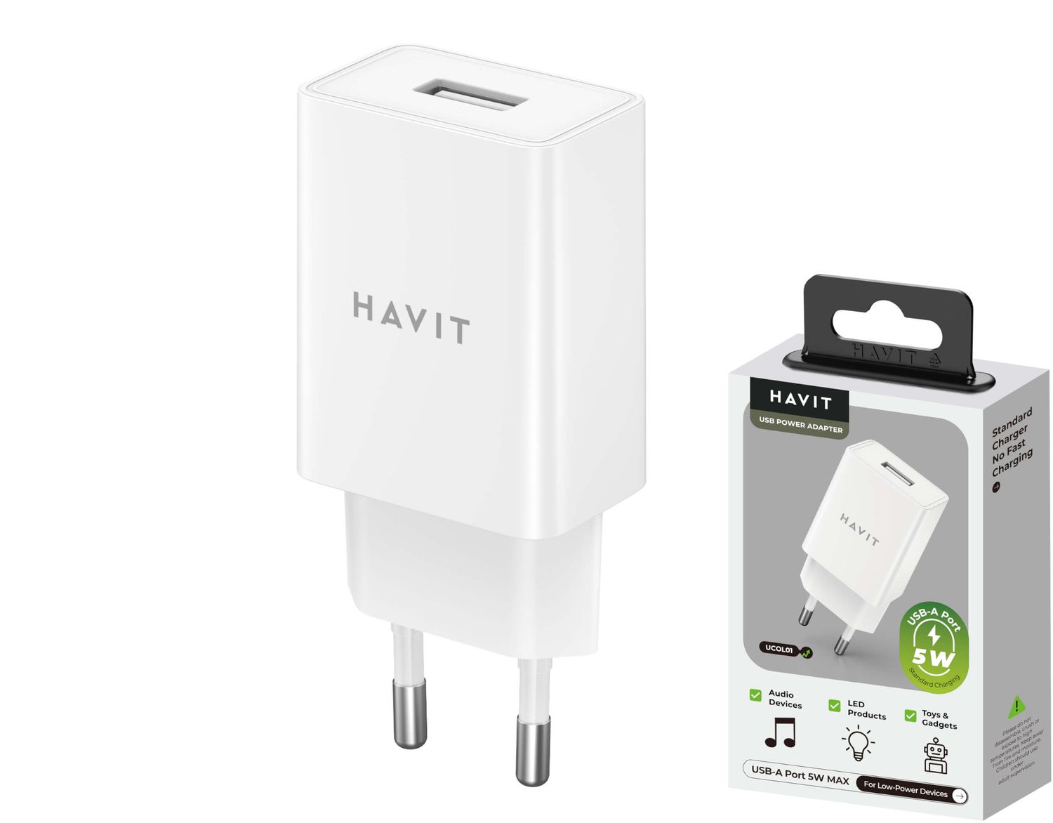 Havit UCOL01 sienas lādētājs