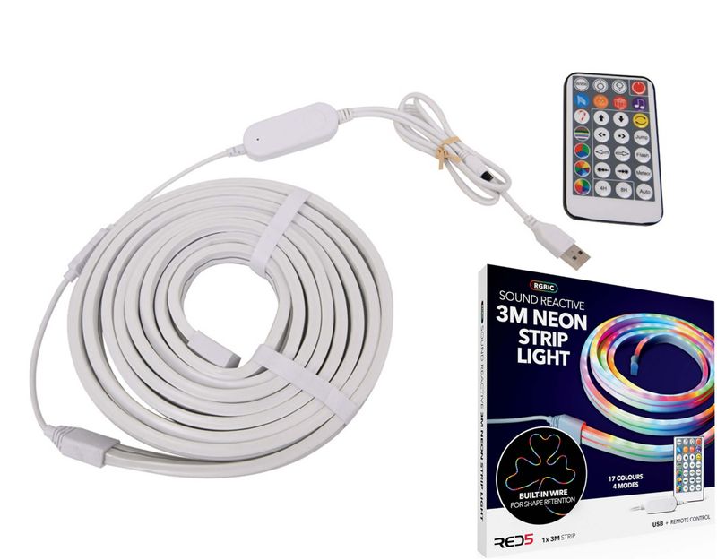 RED5 RGBIC dinamiskā LED lente 3m