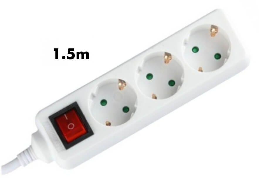 V-TAC elektrības pagarinātājs