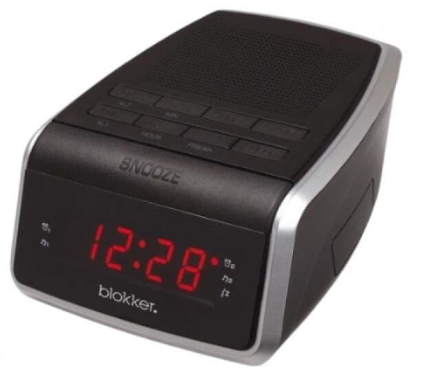 Blokker CR08 LED pulkstenis ar FM
