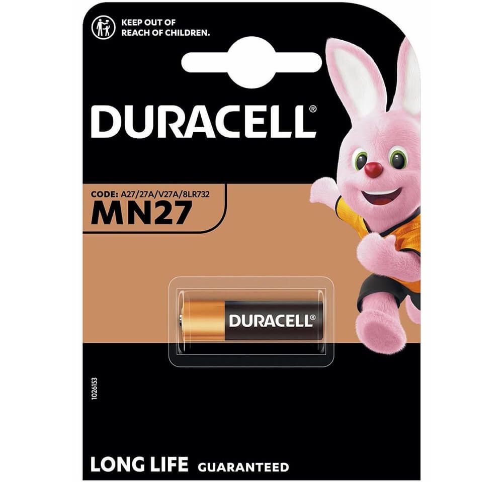 Duracell 27A sārma baterija