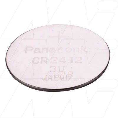 CR2412/BN Panasonic CR2412 Lithium Battery Coin Cell