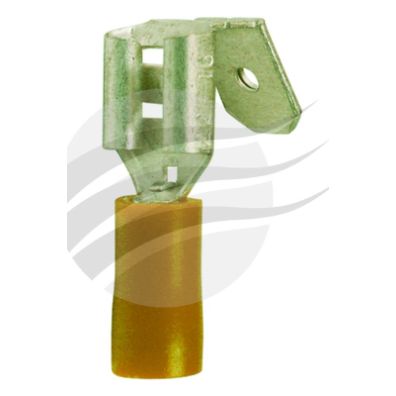 TE4756BL -  PIGGY BACK TERMINAL 6.3mm INSUL PVC COPPER SLEEVE