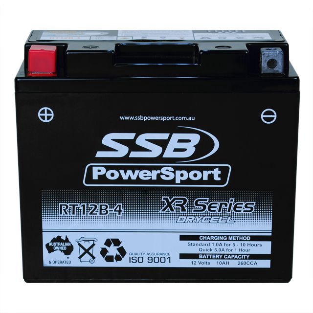 RT12B-4 - High Performance AGM Motorcycle Battery