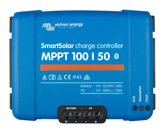 VICTRON SMARTSOLAR MPPT 100/50 CHARGE CONTROLLER WITH BUILT-IN BLUETOOTH