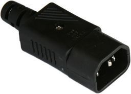 ACP14 IEC LINE MALE PLUG