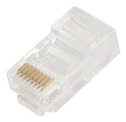 MOD939 - CAT5e EZ THROUGH TYPE CRIMP PLUG