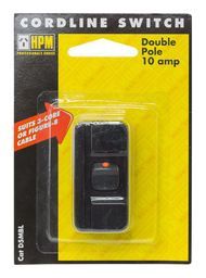 SWD5MB - Switch cordline 240VAC black